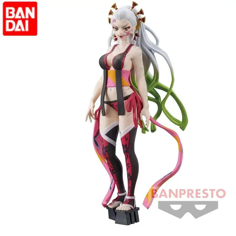 Original Bandai Banpresto Demon Slayer doce Kizuki Gearspring Kibutsuji Muzan Hantengu Giyuutarou Gyokko Daki modelo de figura de Pvc