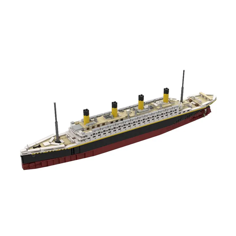 MOC Navigation Cruise Series Puzzle Block Toy Small Particle Splicing Set Holiday Birthday Gift