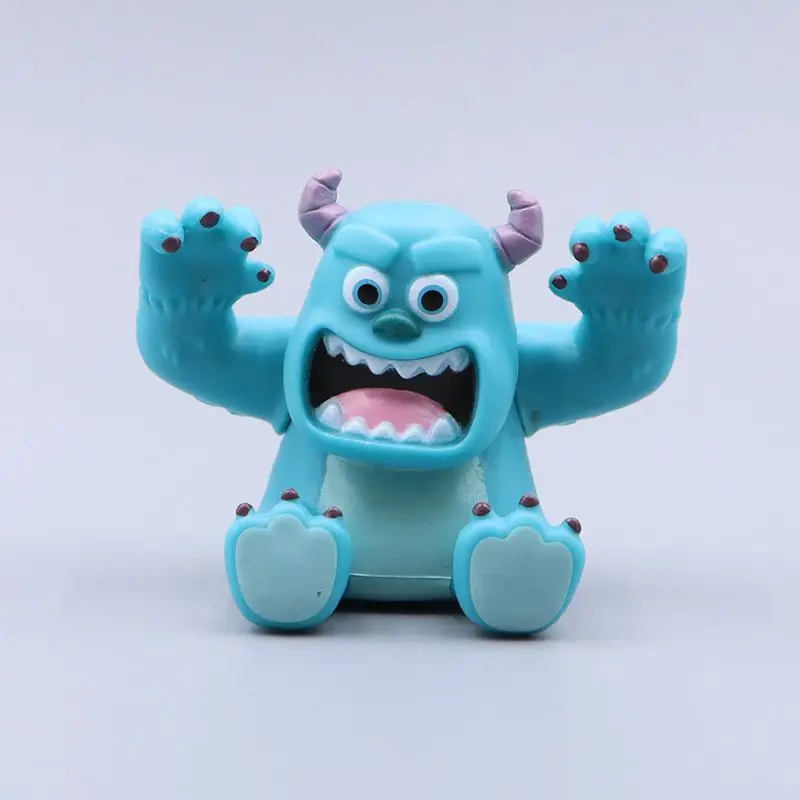 4Pcs University Monsters Inc Figures James P. Sullivan Anime Action Figure Michael Wozosky Randall Boggs Q Version Model Toys