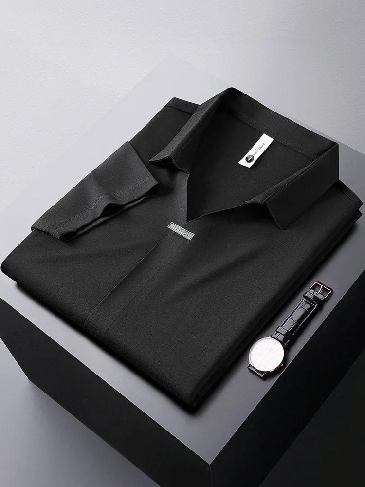 busin-ice-silk-irt-ort-sve-faionable-sl-collar-t-irt-for-men-summer-new-arrival-trendy-clothing