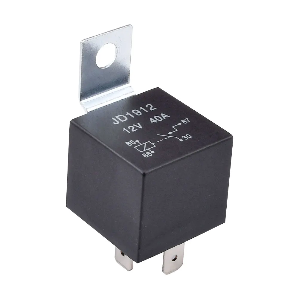 1 Stück Auto-Relais 12V 24V 40A 4P 5-polig Wasserdichtes Automobil-Relais JD1912 JD1914 JD2912 JD2914 Auto-Relais mit Kabelbaum und Relaissockel – Detail 19