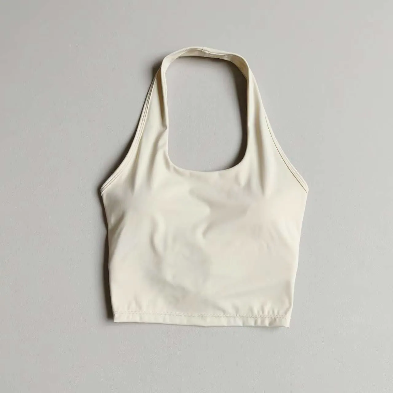 Hochintensiver Sport-BH für Frauen mit Brustpolstern, Neckholder, Yoga-Rücken, Trainings-Laufweste, eng anliegender Fitness-BH-Top – Detail 3