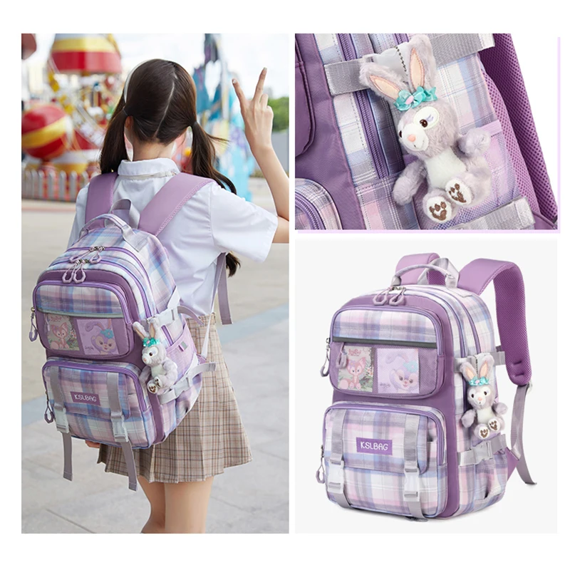 Class กระเป๋าเป้สะพายหลังกระเป๋านักเรียนน่ารัก Back Pack สําหรับสาวน้อยเด็กเด็กเด็กอนุบาลกระเป๋านักเรียน Kawaii Bookbag หนังสือหลัก