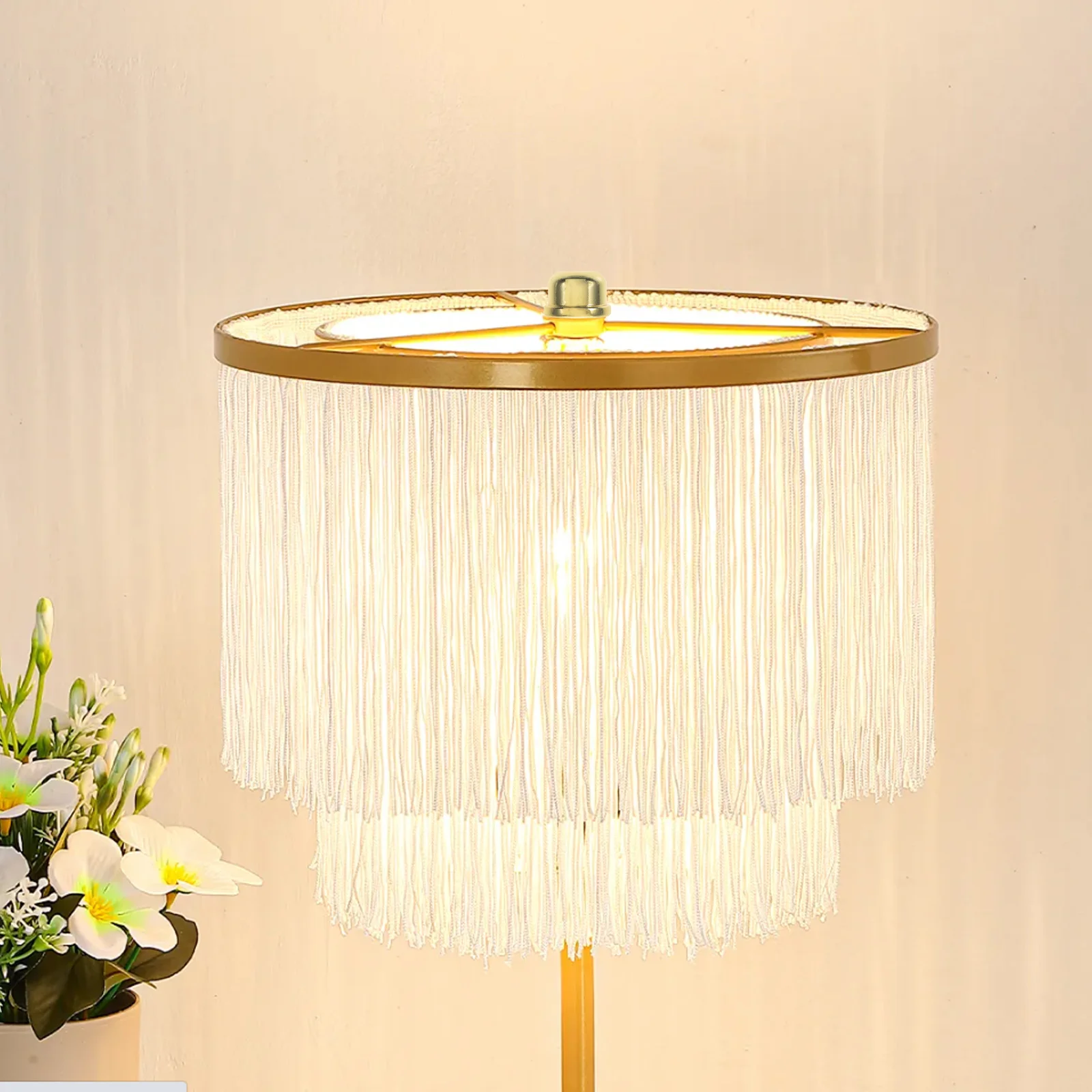 

8Pcs Metal Lamp Shade Finial Caps Iron Ball Knob Toppers for Lamp Harp Shade Holder Decorative Replacement Accessories