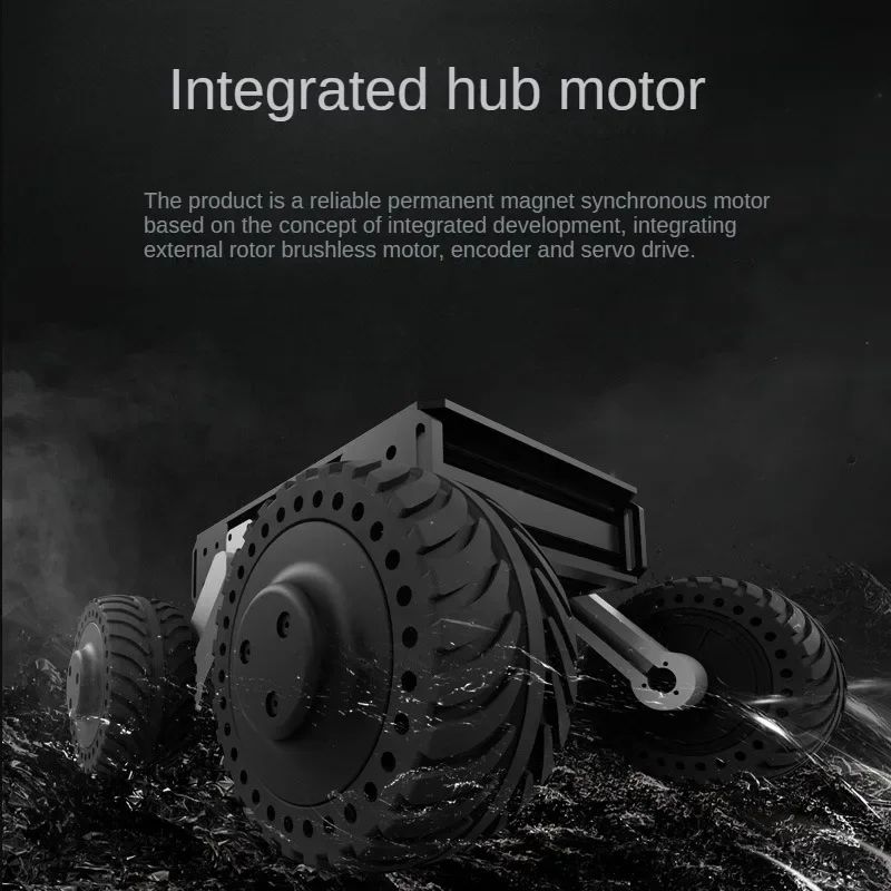 DDSM115 Servomotor met directe aandrijving, laag toerental, hoog koppel, laag geluidsniveau, geïntegreerde ontwerpwielmotor