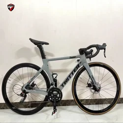 2024TWITTER RS-22S Hydraulic Disc Brake Breaking Wind Racing Carbon Fiber Road Bike 700*25C велосипед bicicletas bycycle for men