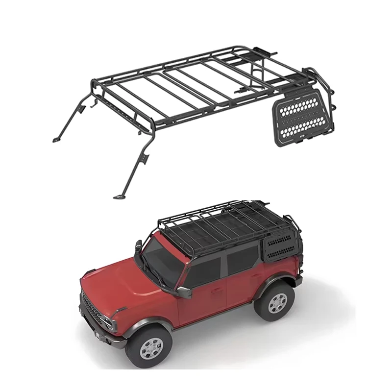 

Летающее крыло для Bronco 2022-2024, съемные багажники на крышу, внедорожные аксессуары, стеллажи производителя, оптовая продажа, невидимая крыша автомобиля