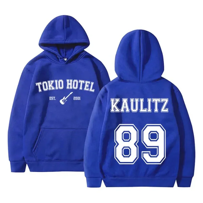 Rock Band toyio Hotel felpe con cappuccio Kaulitz Print uomo donna felpa con cappuccio oversize felpe Hip Hop Harajuku pullover abbigliamento Unisex