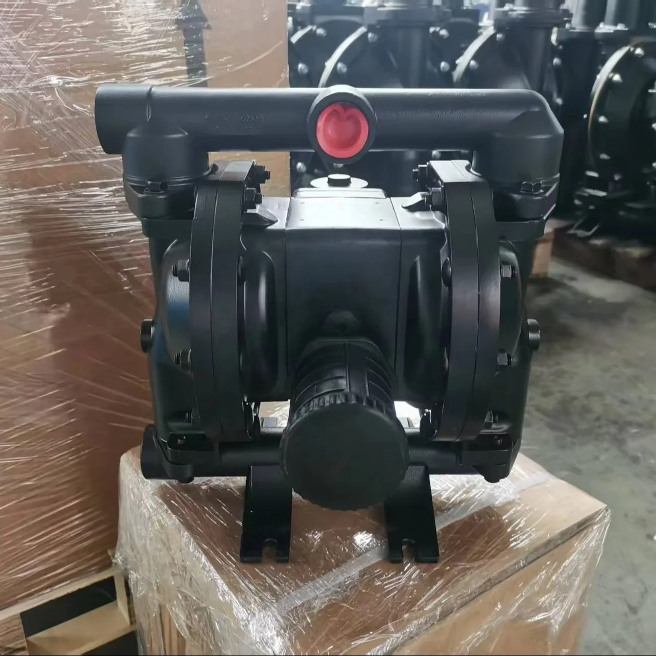 1-Inch aluminum pneumatic diaphragm pump for safe delivery of paints, inks, glues, and adhesives, model PD10A-BAS-AAA