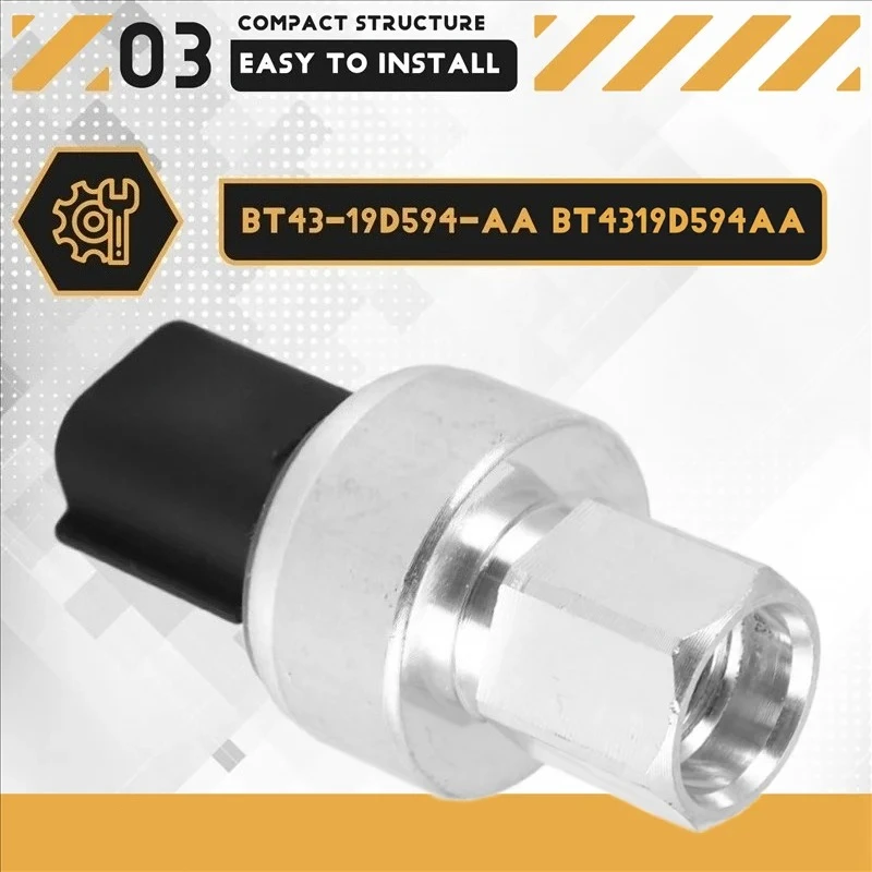 BT4319D594AA A/C Pressure Switch Sensor Air Conditioning Pressure Sensor for Ford F-150 F150 2009-2014 BT43-19D594-AA New