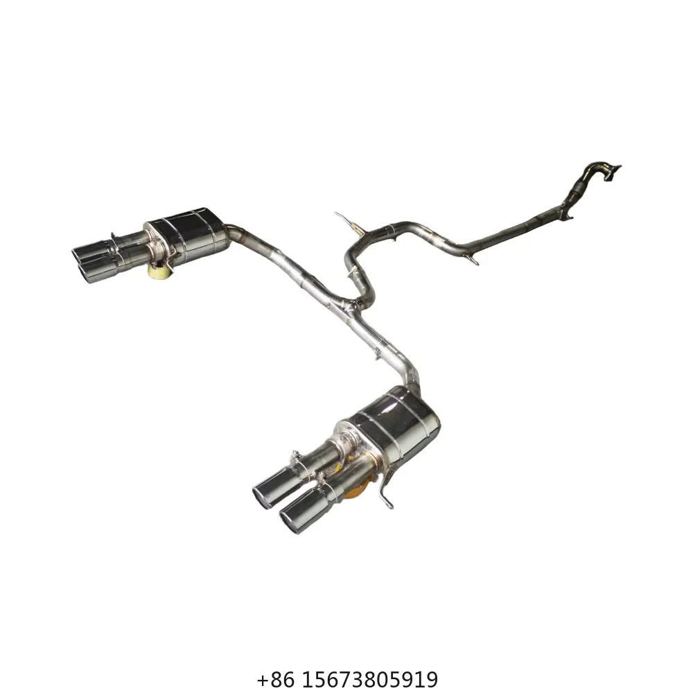 

Optimal Performance Exhaust for B7/B8 2.0/3.0T Stainless Steel Muffler and Control Valve Custom Exhaust SystemsCustomed