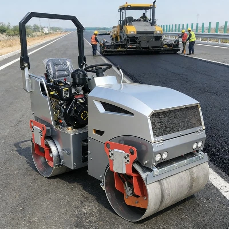 

High Quality Road Roller Robust Double Drum Vibratory Roller for Pavement Compaction Asphalt Compactor Road Construction Sale