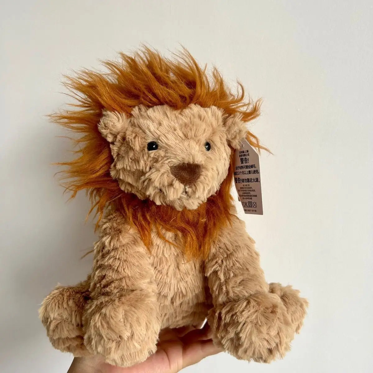 Jellycat 23 cm & 31 cm Hot Verkoop Dezelfde Pluche Gift Golf Bont Leeuw Knuffel Zachte Knuffel Leeuw Rustgevende Cadeau Voor Kinderen