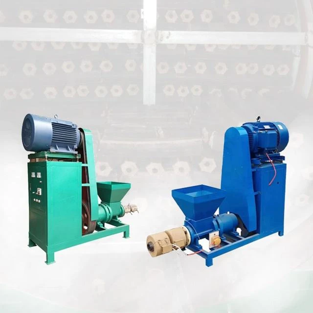 #Hot Selling Wood Waste Pinikay Extruder Sawdust Screw Briquetting Charcoal Production Line Biomass Briquette Machine