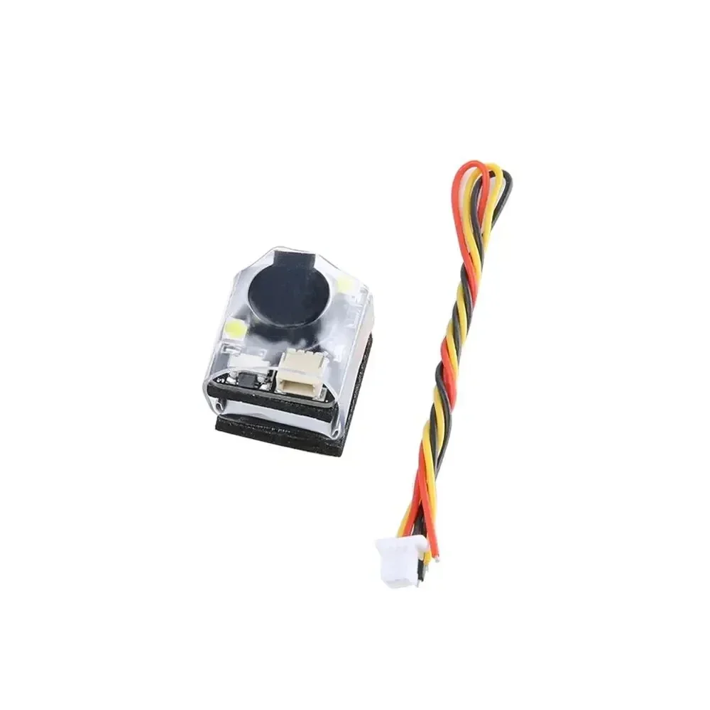 IFlight YR50B_S مكتشف الطنان 100dB BB حلقة LED ضوء إنذار 100 ديسيبل للبرمجة BF F7 لطائرة FPV كوادكوبتر وطائرة RC