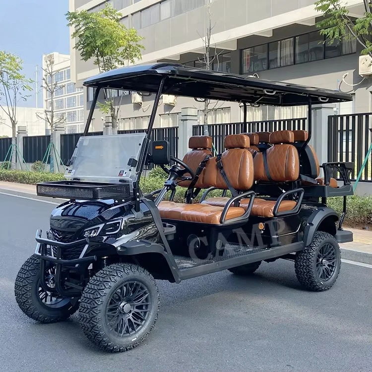 For Club Car EZGO 48V 72V Lithium Solar Panel 6 Passenger Off Road Sightseeing Electric Golf Cart Buggy Assembly