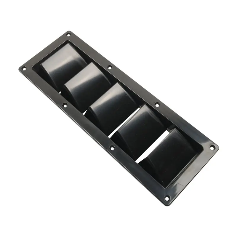 A95E-5 Slotted Louvered Ventilator For Trucks, Tractors, Rvs, Yachts, Boats Hoods Cooling Panel