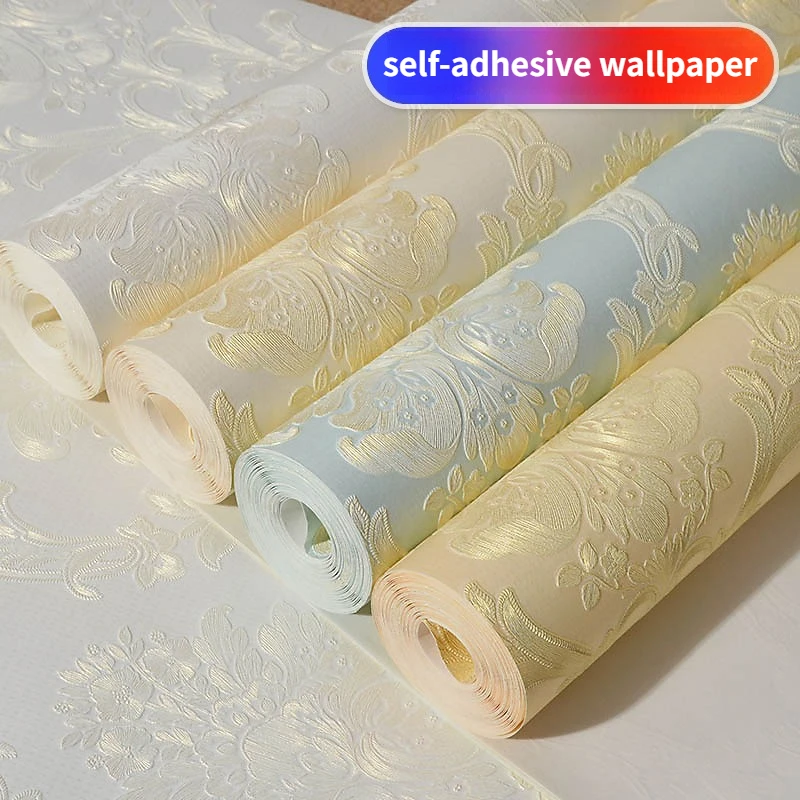 

Самоклеящиеся 3D-обои с рельефным рисунком 53 см*3 метра для спальни, гостиной, декора стены за телевизором, наклейки на стену, обои для ремонта комнаты