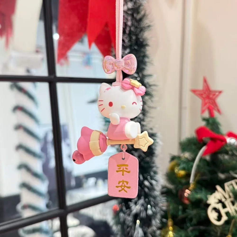 Sanrio Hello Kitty‌ Kuromi‌ Car Hanging Ornament Pendant Rearview Mirror Decoration Car Interior Accessory Fashion Lucky Gift view 2