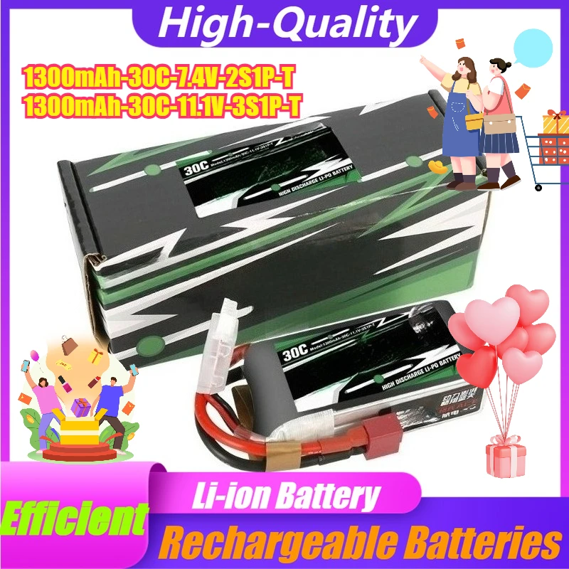 

1300mAh For ACE350 450 800 1000 1300 RC Small Aircraft Model 2s3s Lithium Batteries