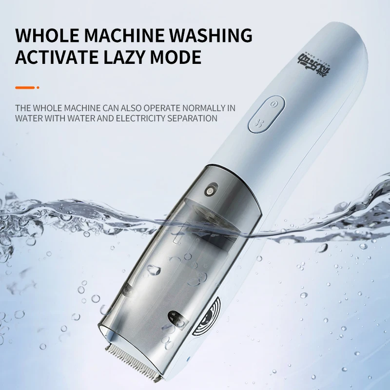 Automatic Gather Hair Trimmer for Baby Waterproof Kids Hair Clipper Children Sleep Hair Cutting Machine Shaver