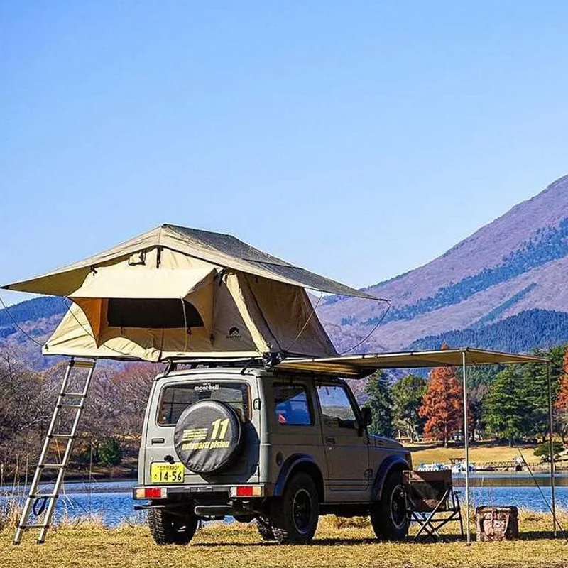 

Self-drive Tour, Camping, Outdoor Rooftop Tent, Soft Top, Short Folding Car Tent