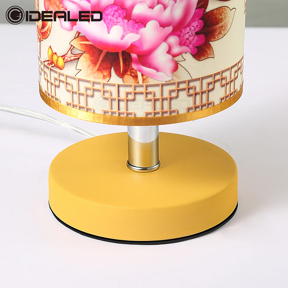 Table lamp smart wifi bulb Indoor Modern Vintage Bedside Lamp Shade Desk Light Cover Holder Lampshades Bedside Lamp Night Light