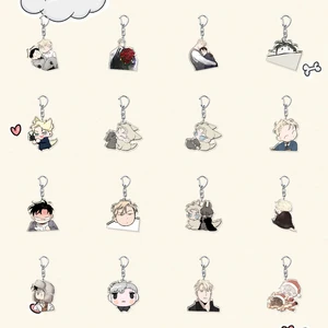 ホット韓国の漫画BLマンガアニメローズとシャンパンキーチェーンファンコレクションジュエリーギフト 12ベストセールスKPOPバラ-6