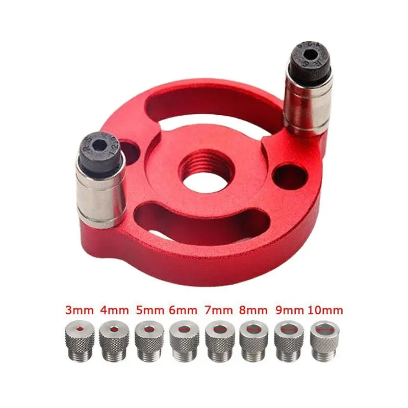 

Metal Wood Vertical Positioning Puncher Tool DIY Professional Woodworking Wooden Board Drilling Locator Practical Accessories