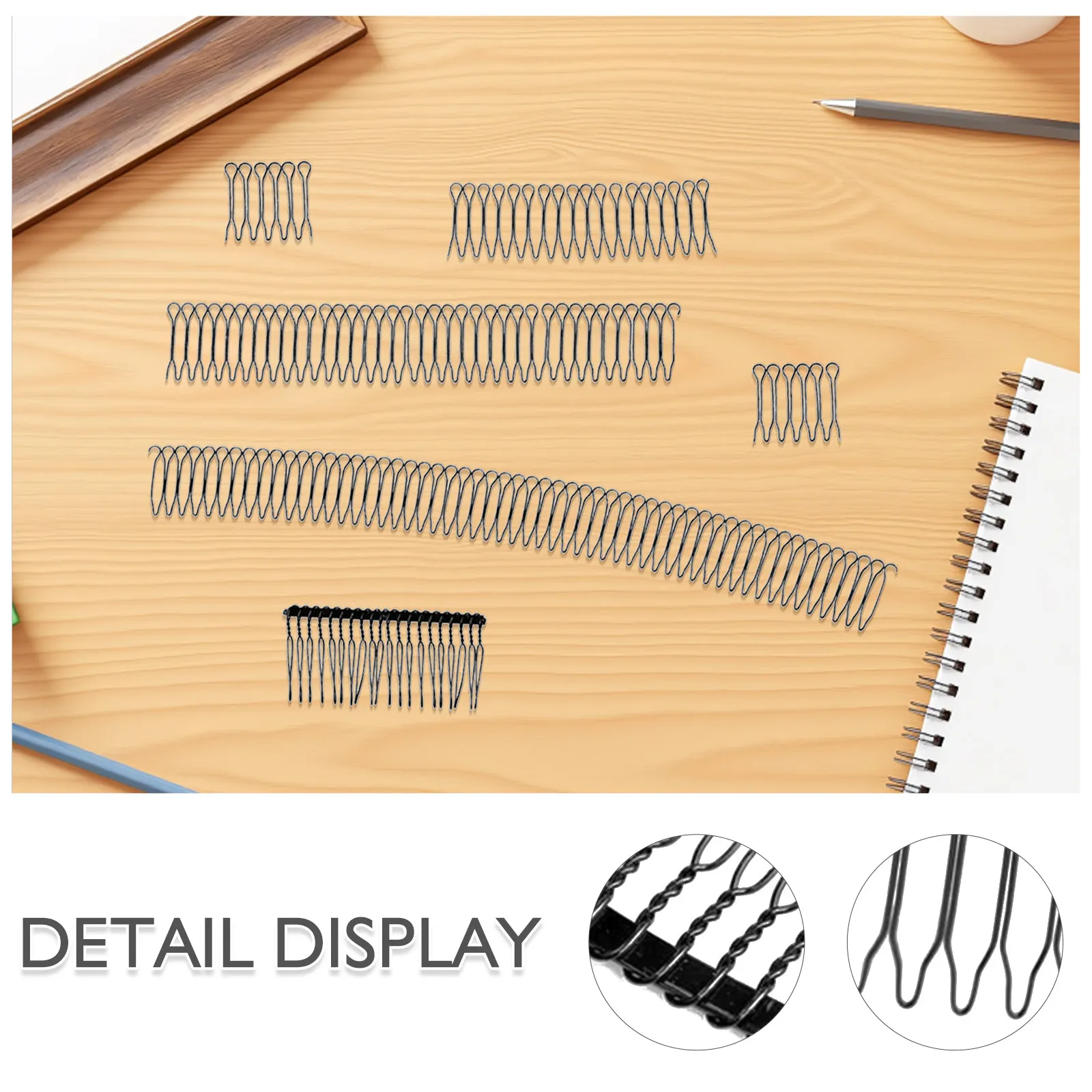 5Pcs U Shape Hair Pin Comb Hair Finishing Fixer for Women Secure Hold No Slip Hairstyle Tool for Occasions