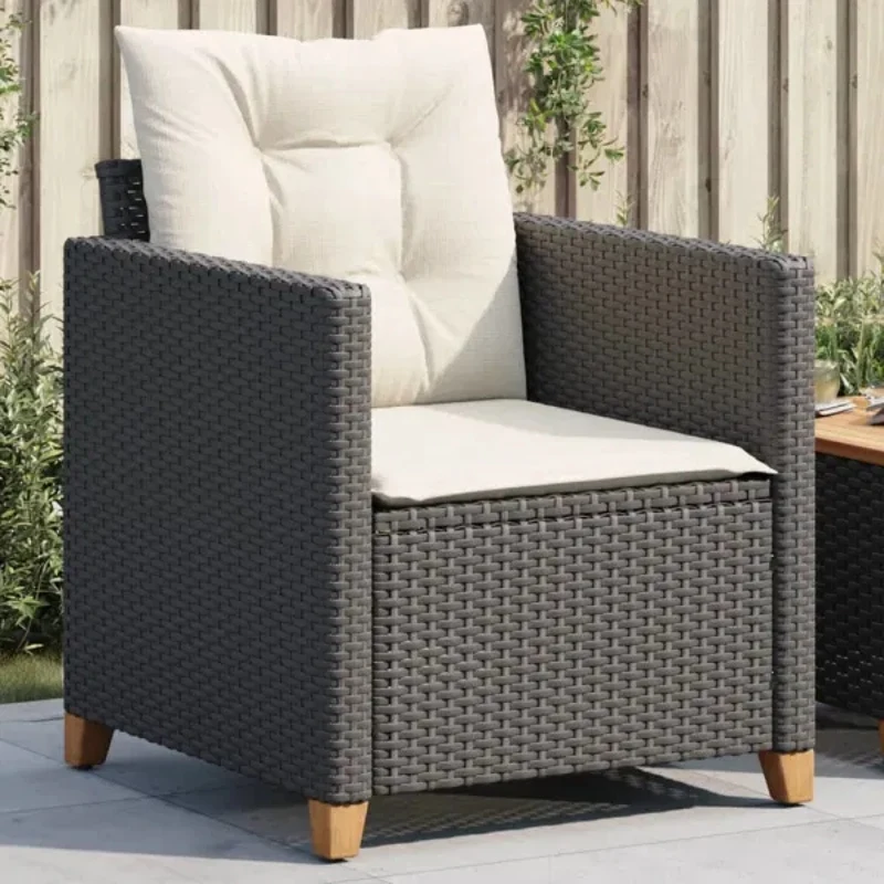 High-end Outdoor Courtyard Rope Table and Chair Household Small Chair Combination Courtyard Garden Armchair Single Table Chair