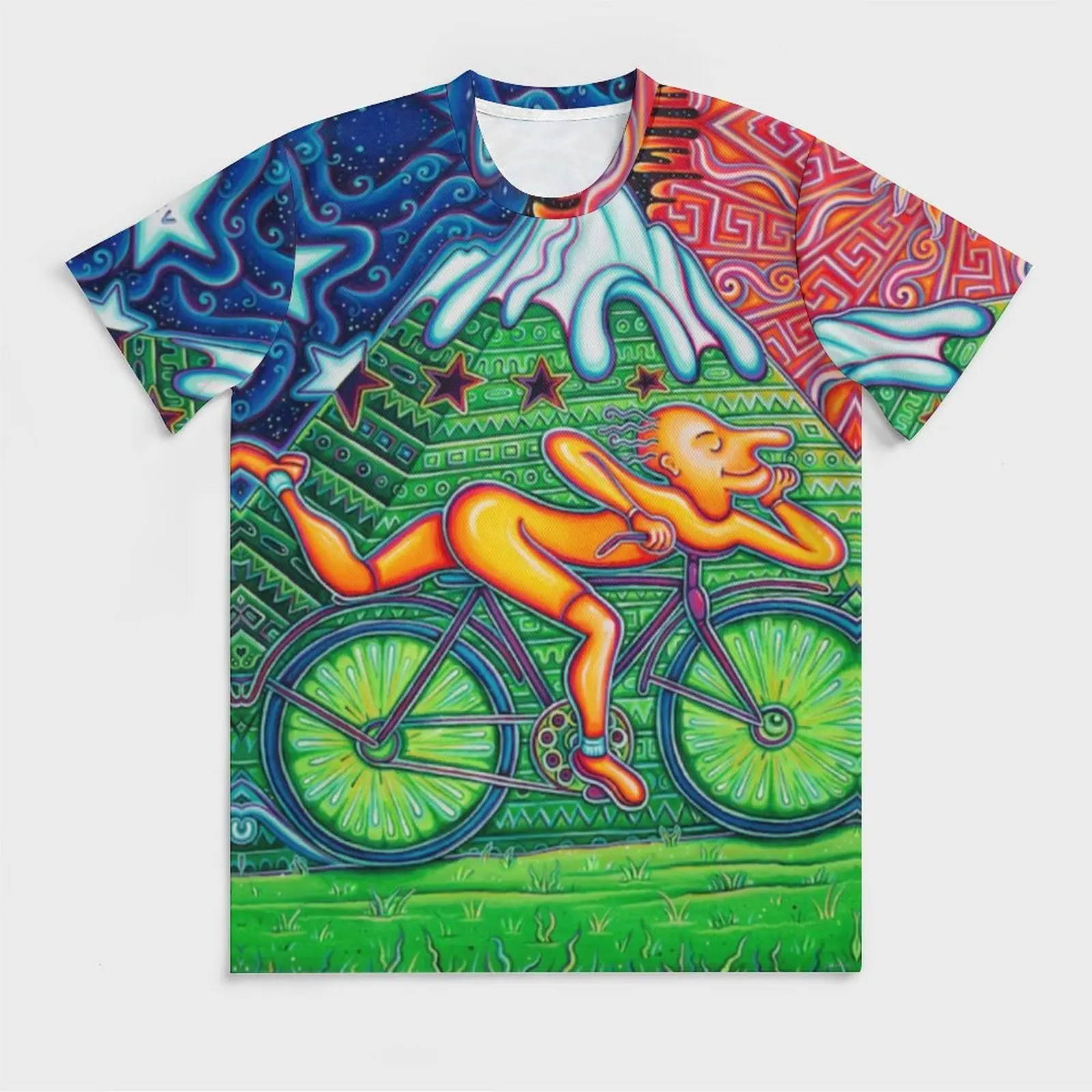 Albert Hoffman Bicycle Day T-Shirt 1943 Cycle Lsd Trip Acid Day T-Shirts O-Neck Fashion Tshirt Summer Man Custom Tees Plus Size