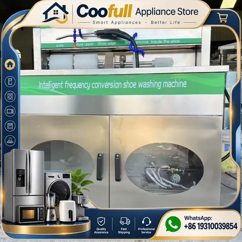 Industrial Electric Shoe Washing Machine 304 Stainless Steel 5 Axis Frequency Conversion Luxury Care System For Home Hotel