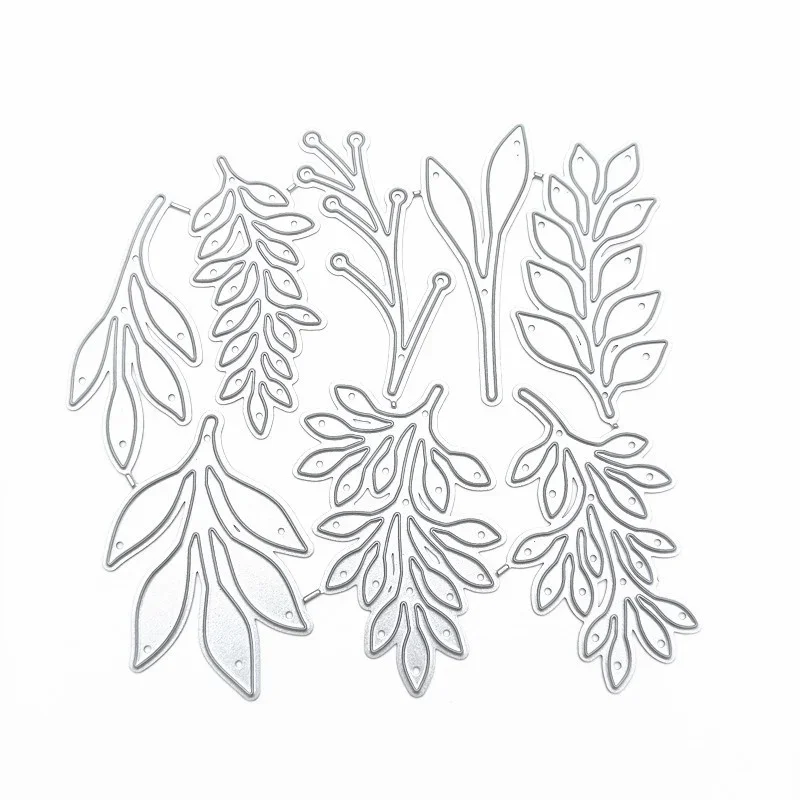 Plant Petal Cutting Leaves Metal Cutting Dies Craft Stamps Die Cut Embossing Card Make Stencil