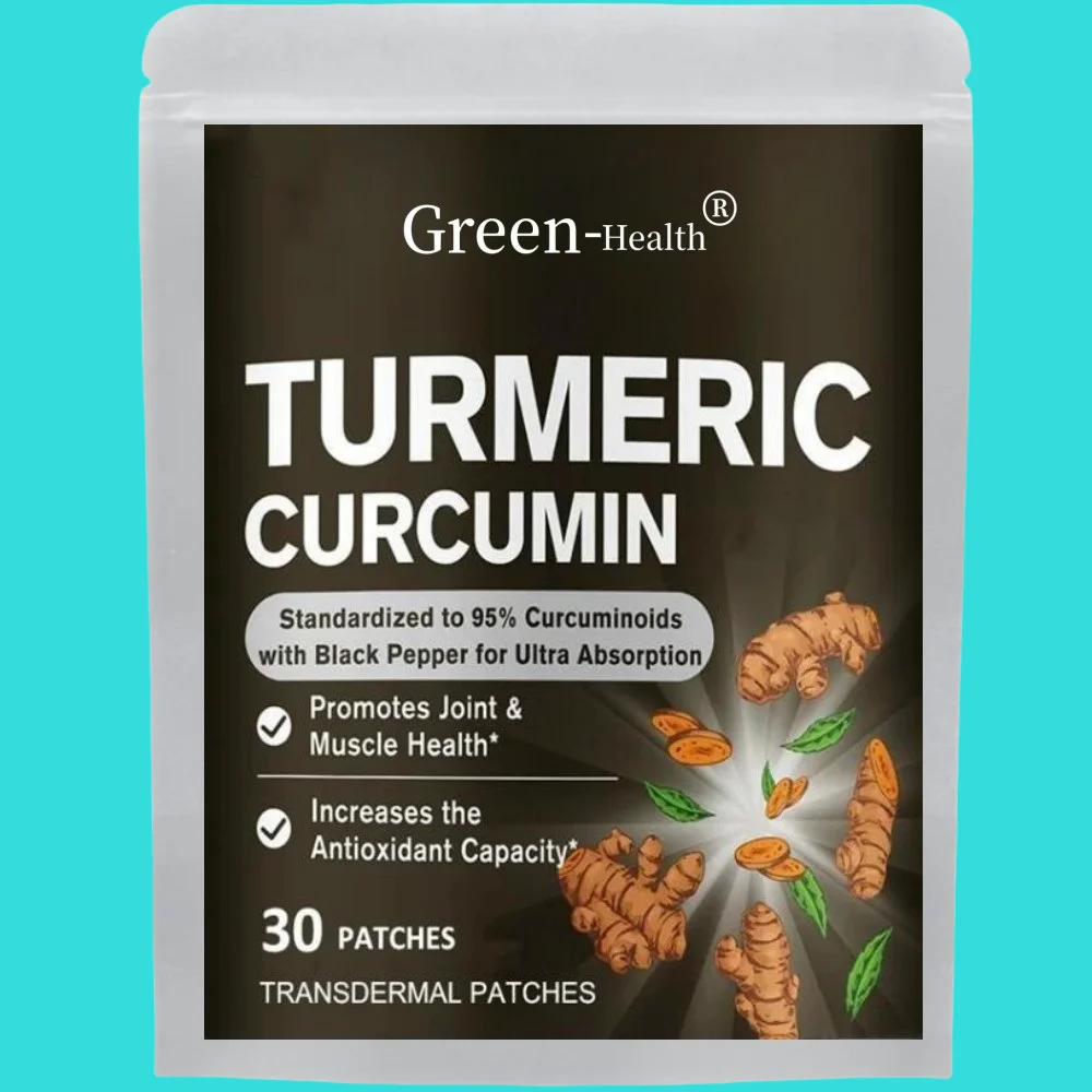 Kurkuma Curcumin Transdermal Patches Muskelunterstützung – 30 Patches Ein Monat Versorgung