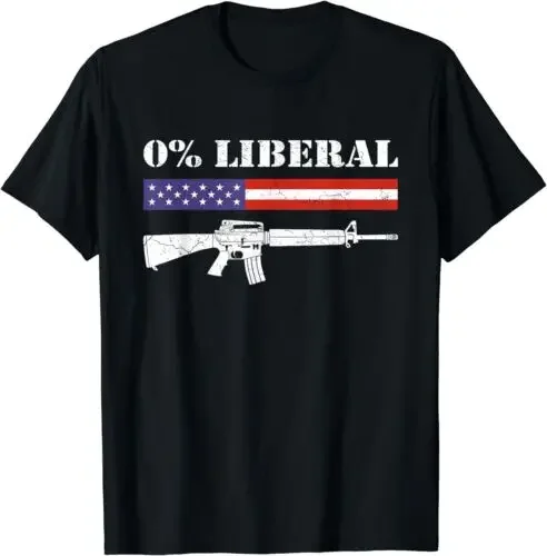 Zero Percent 0% Liberal Pro Gun Conservative Republicans Unisex T-Shirt