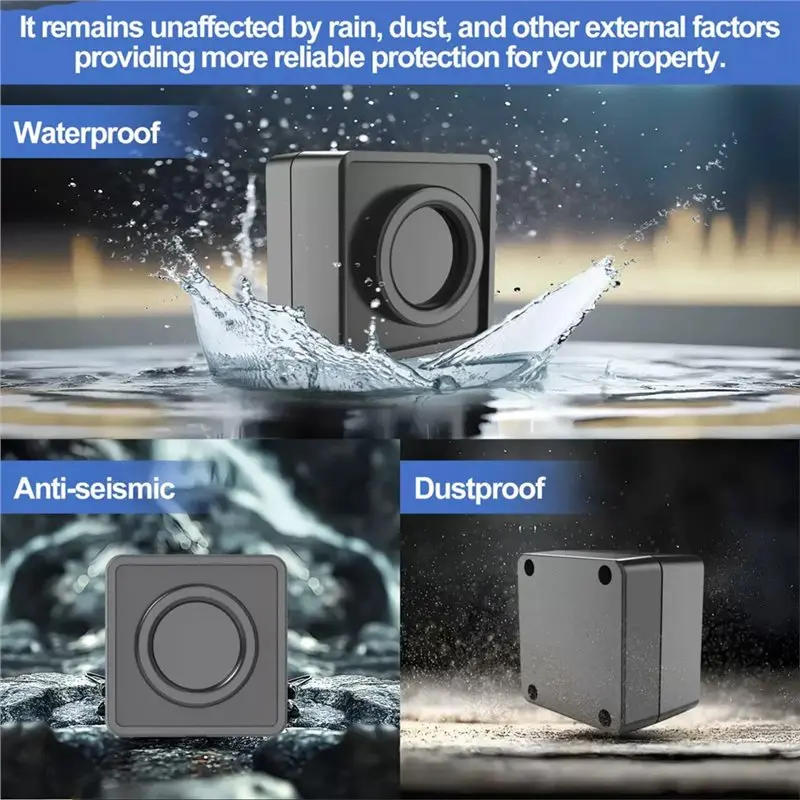 ABJF-Perimeter Trip Alarm Perimeter Trip Alarm System Outdoor Wireless Motion Sensor Detector For Camping Wildlife Hiking