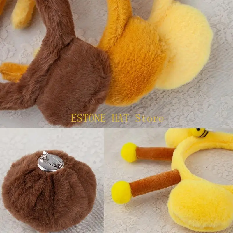 49MF Bear Costume Ears Headbands Tail Tutu Skirt Halloween Animal Cosplay Props