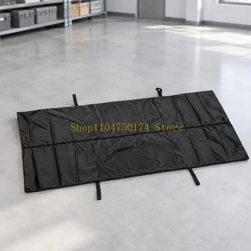 Emergency Mortuary with 210D Fabric and Full-Length Central Closure, Designed to Fold for Response Supply Storage Between Uses