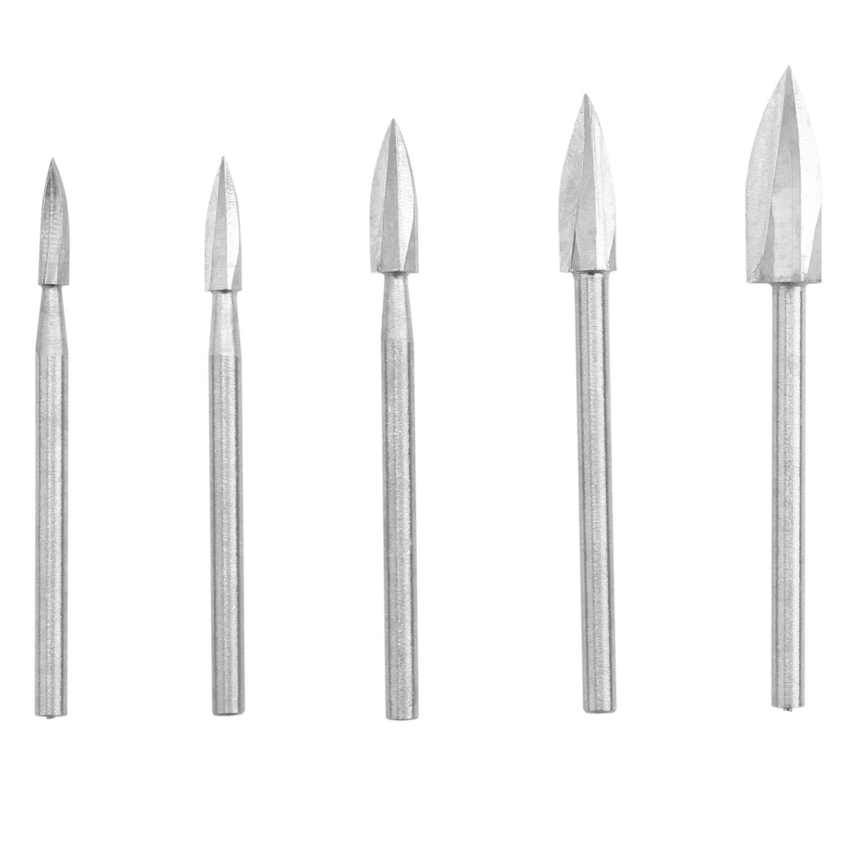 5PCS Wood Carving and Engraving Drill Accessories Bit Universal Fitment for Rotary Tools(5PCS)