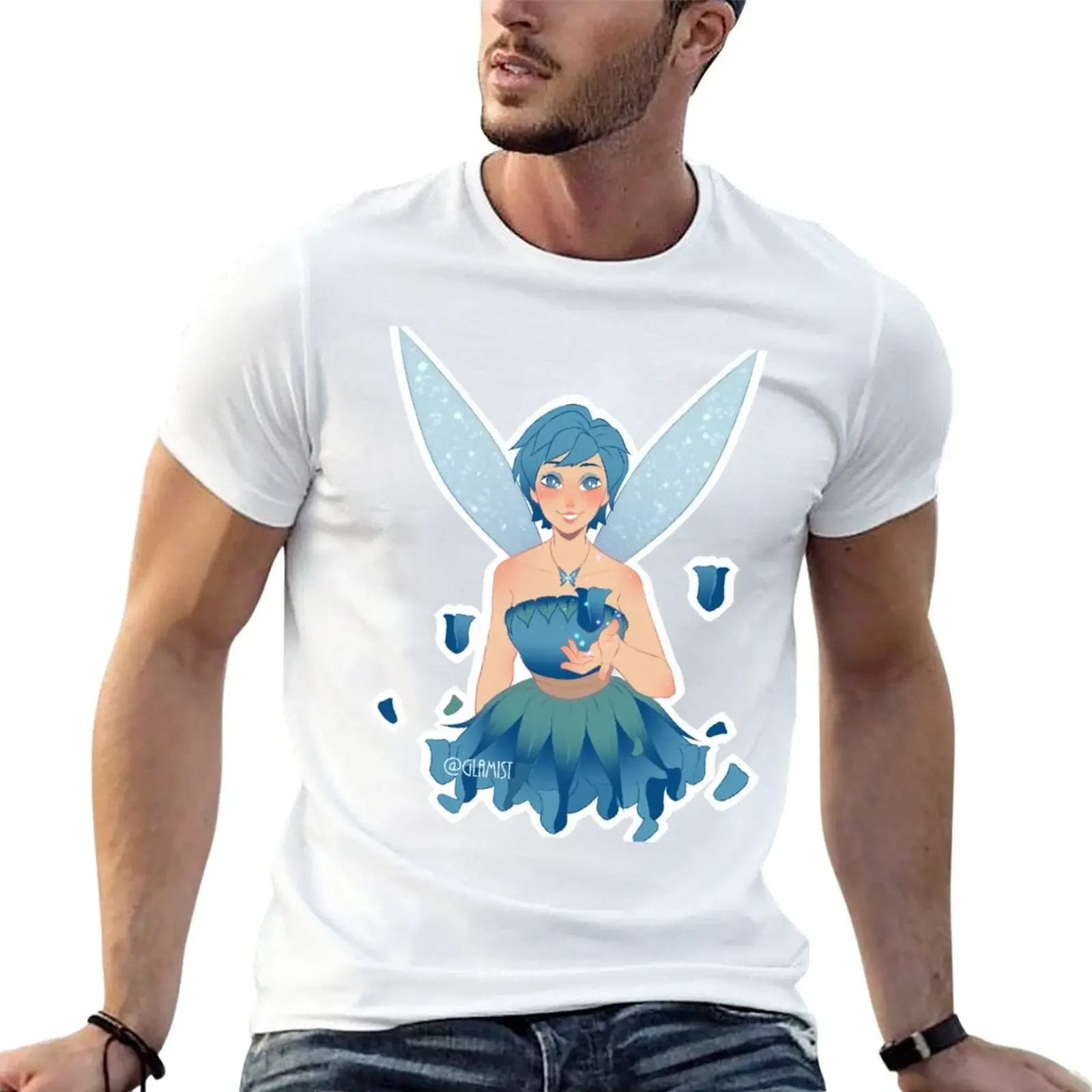 

Fairytopia Azura T-Shirt graphics korean fashion summer top mens tall t shirts