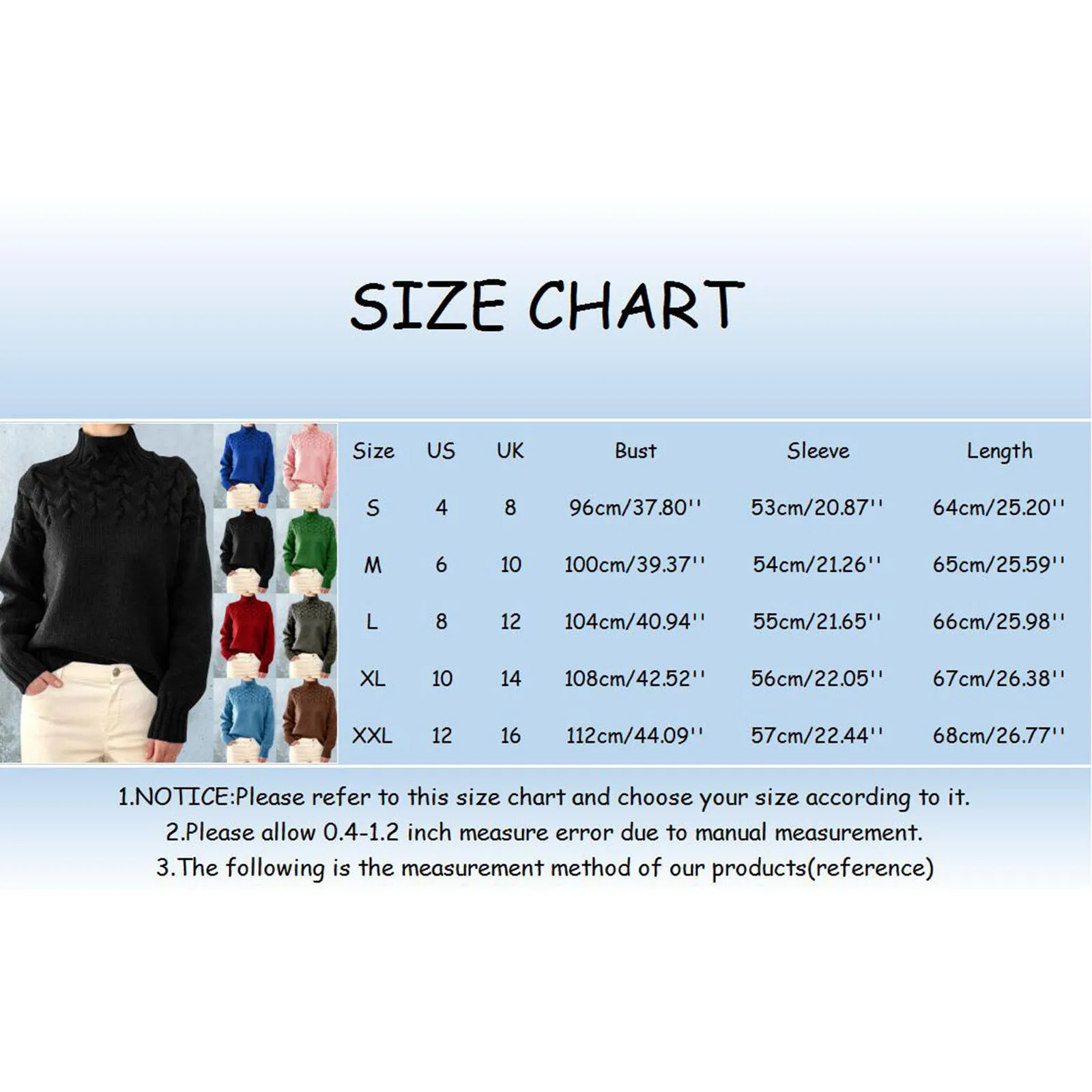 Women Turtleneck Sweater Cowl Neck Autumn Winter Elegant Thicken Warm Pullover Tops Knitwear Solid Color Casual Clothing Sweater