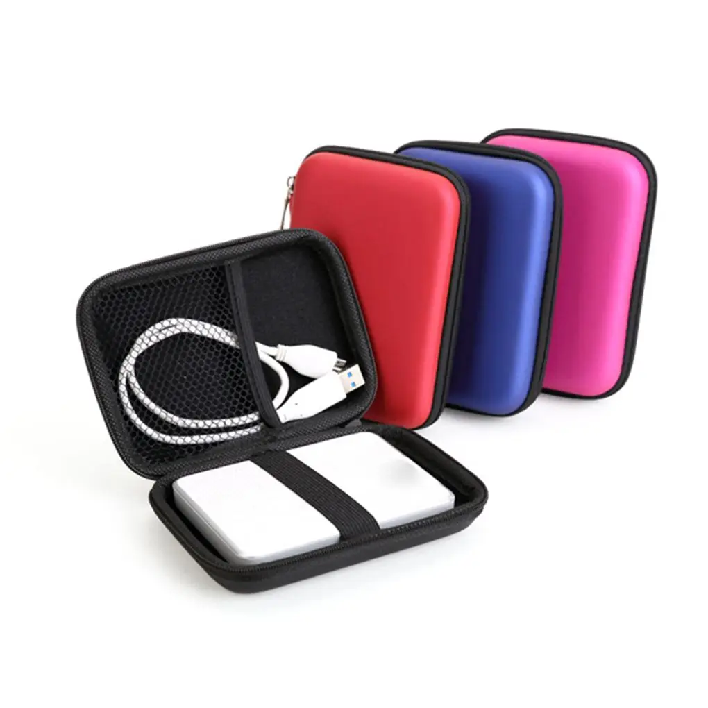 2 5 Inch HDD Bag External USB Hard Drive Disk Carry Mini USB Cables Case Cover Pouch Earphone Bag for PC Laptop Hard Disk Case