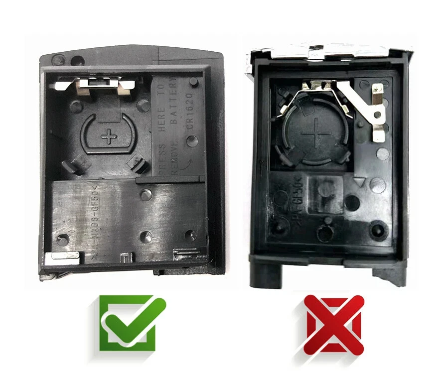 2-زر الوجه مفتاح الإسكان للطي مفتاح قذيفة لسيارة التحكم عن بعد لمازدا 2 3 5 6 BT50 CX-5 CX-7 CX-9 RX8 #4