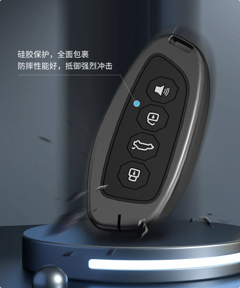 Car Accessories Zinc Alloy Key Case Holder Cover Chain For Great Wall Haval H6 H9 H2 M6 Cool Dog Plus Owl Dragon MAX H7 H4 Bag view 6