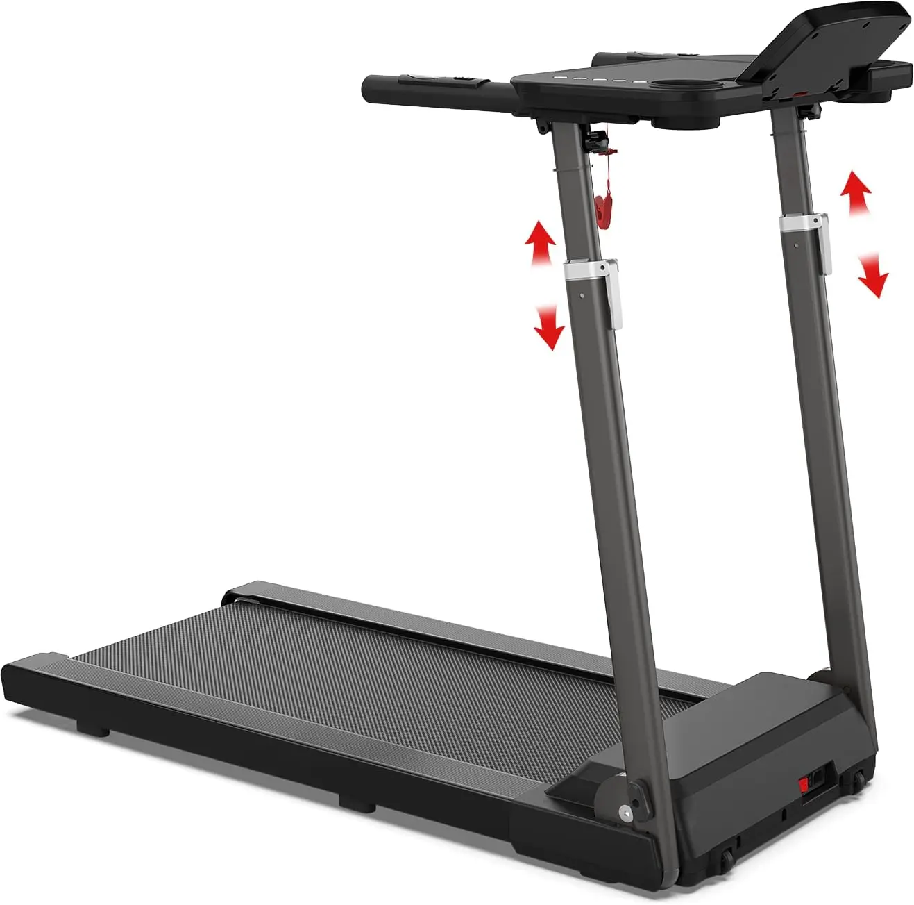 

Беговая дорожка, беговые дорожки для дома и офиса, небольшая беговая дорожка под стол с ручкой, компактная Складная портативная беговая дорожка