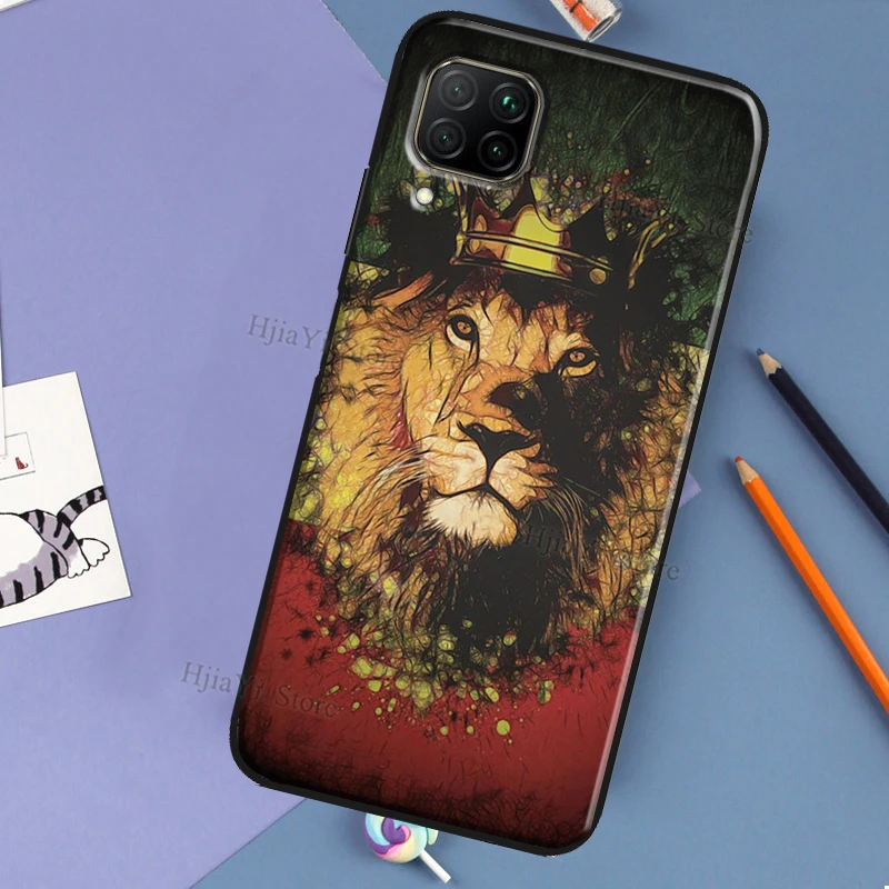 Rasta Lion Reggae Bob Marleys Case For Huawei P60 P40 P20 P30 Pro Nova 5T 9 P Smart Honor X8 X9a 50 70 Magic 5 Lite Cover