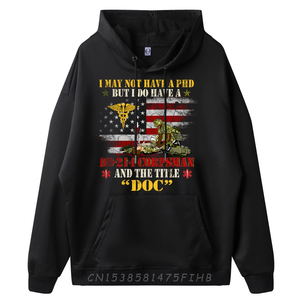 Veterans Day Title Doc Dd 214 For Corpsman Veteran Red And Black Graphic Hoodie Summer Luxury Sweater Father's Day