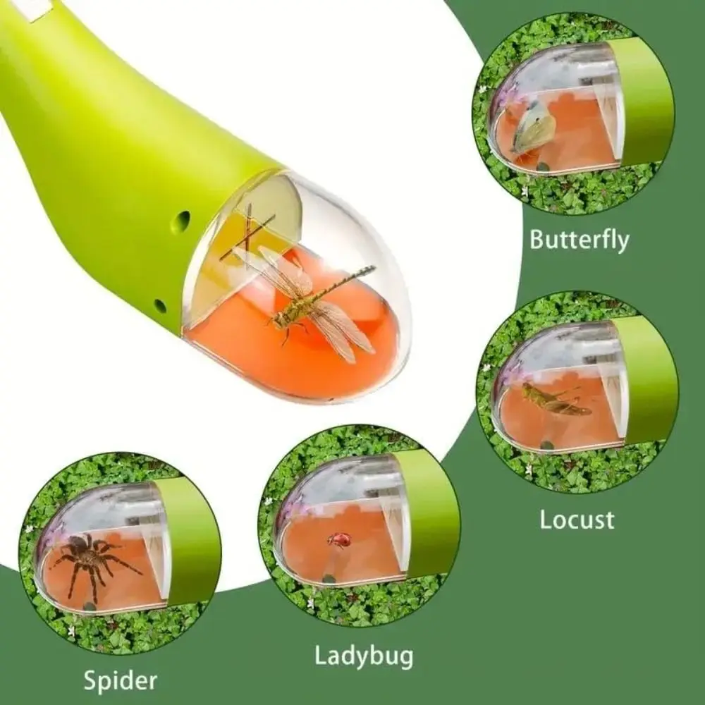 Magnifying Insect Catcher Fly Grabber Bug Contactless Quick Release Worm Catcher Nature Exploration Gift