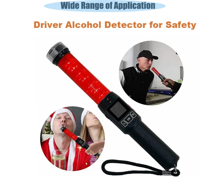 Professional Alcohol Tester Cheetah-1 Digital Breath Quick Response Breathalyzer for the Drunk Drivers Gas Analyzer